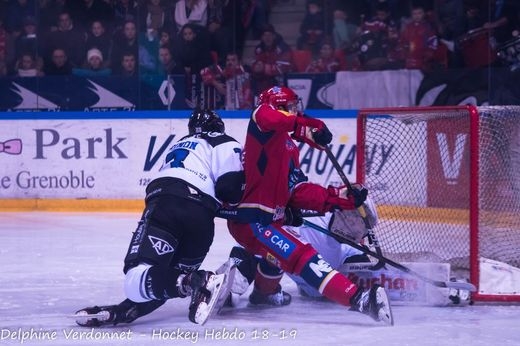 Photo hockey Ligue Magnus - Ligue Magnus : 27ème journée : Grenoble  vs Gap  - Gap pas loin du come back gagnant