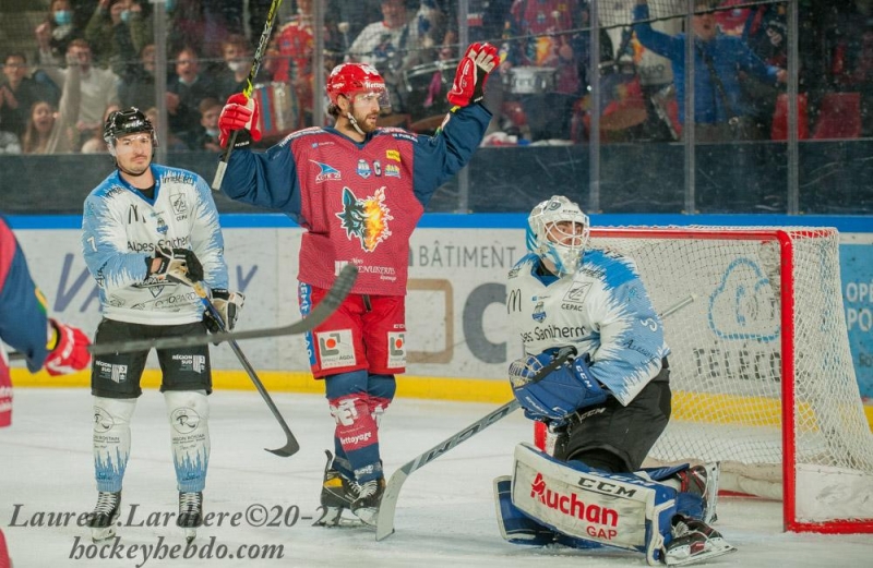 Photo hockey Ligue Magnus - Ligue Magnus : 27ème journée : Grenoble  vs Gap  - Jamais deux sans trois !