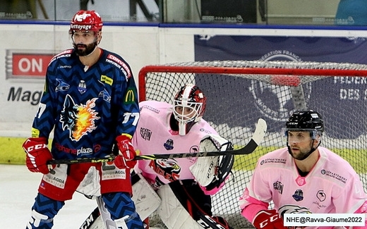 Photo hockey Ligue Magnus - Ligue Magnus : 27ème journée : Nice vs Grenoble  - Les Brûleurs de Loups assurent l’essentiel
