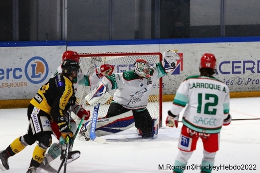 Photo hockey Ligue Magnus - Ligue Magnus : 27ème journée : Rouen vs Anglet - LM : Rouen-Anglet, reportage photos