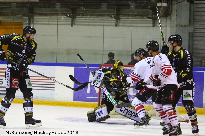 Photo hockey Ligue Magnus - Ligue Magnus : 27ème journée : Rouen vs Bordeaux - Rouen en mode diesel