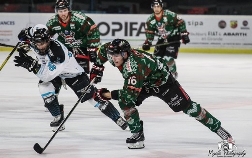 Photo hockey Ligue Magnus - Ligue Magnus : 27ème journée : Bordeaux vs Gap  - Grosse fin d\