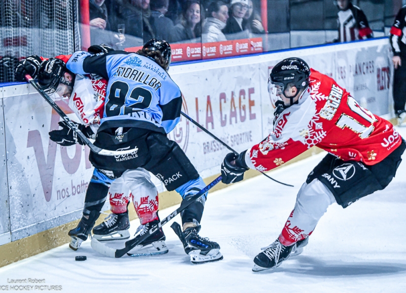 Photo hockey Ligue Magnus - Ligue Magnus : 28ème journée : Bordeaux vs Marseille - La délivrance bordelaise aux tirs au but !