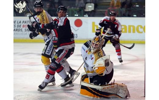Photo hockey Ligue Magnus - Ligue Magnus : 28ème journée : Bordeaux vs Rouen - LM : Le réalisme Des Dragons 