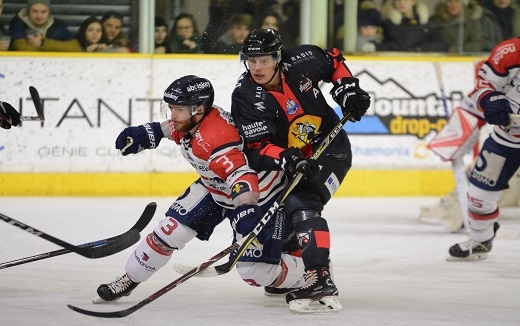 Photo hockey Ligue Magnus - Ligue Magnus : 28ème journée : Chamonix  vs Angers  - Dernier match de l