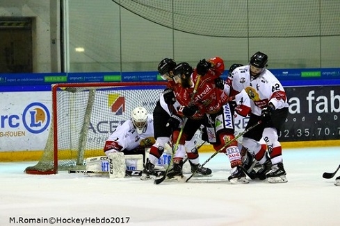 Photo hockey Ligue Magnus - Ligue Magnus : 28ème journée : Rouen vs Chamonix  - LM : Le Noël des Dragons