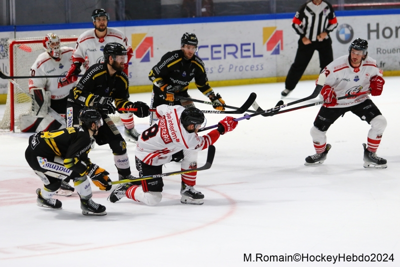 Photo hockey Ligue Magnus - Ligue Magnus : 28ème journée : Rouen vs Nice - LM : Les Dragons assurent leur début d’année. Photo hockey Ligue Magnus - Ligue Magnus : 28ème journée : Rouen vs Nice - LM : Les Dragons assurent leur début d’année.