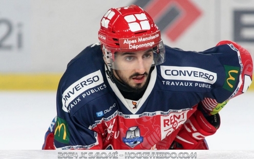 Photo hockey Ligue Magnus - Ligue Magnus : 29ème journée : Grenoble  vs Anglet - Grenoble perd un point face à Anglet 