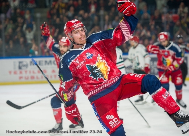Photo hockey Ligue Magnus - Ligue Magnus : 29ème journée : Grenoble  vs Anglet - Grenoble perd un point face à Anglet 