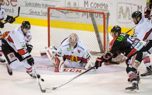 Photo hockey Ligue Magnus - Ligue Magnus : 2ème journée : Amiens  vs Briançon  - Champagne pour les Gothiques !