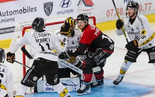 Photo hockey Ligue Magnus - Ligue Magnus : 2ème journée : Amiens  vs Rouen - Rouen chute à Amiens