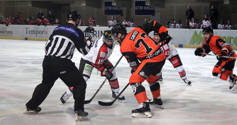 Photo hockey Ligue Magnus - Ligue Magnus : 2ème journée : Epinal  vs Amiens  - Inauguration réussie !