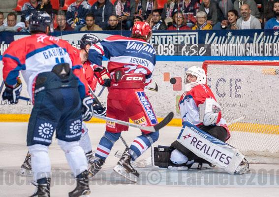 Photo hockey Ligue Magnus - Ligue Magnus : 2ème journée : Grenoble  vs Angers  - Angers, seul leader de Magnus