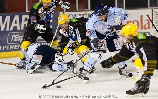 Photo hockey Ligue Magnus - Ligue Magnus : 2ème journée : Strasbourg  vs Angers  - L’Etoile Noire brille en battant Angers