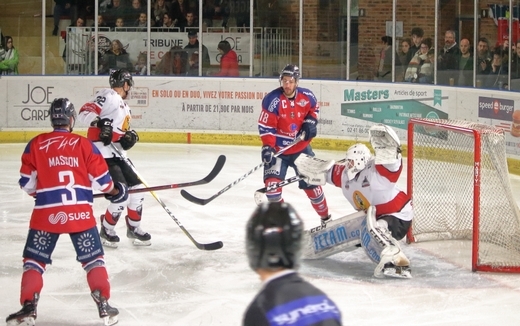 Photo hockey Ligue Magnus - Ligue Magnus : 30ème journée : Angers  vs Chamonix  - Les Ducs restent dans le rythme
