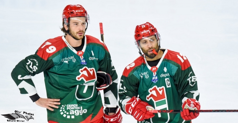 Photo hockey Ligue Magnus - Ligue Magnus : 30ème journée : Cergy-Pontoise vs Bordeaux - Les Jokers surclassent les Boxers