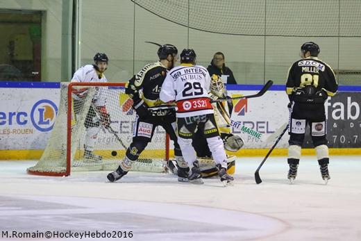 Photo hockey Ligue Magnus - Ligue Magnus : 30ème journée : Rouen vs Nice - LM : Un tiers pour la victoire.