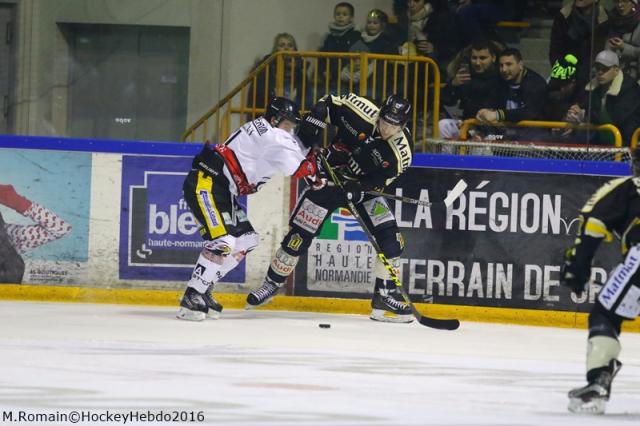 Photo hockey Ligue Magnus - Ligue Magnus : 30ème journée : Rouen vs Nice - LM : Un tiers pour la victoire.