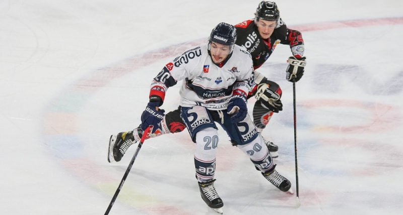 Photo hockey Ligue Magnus - Ligue Magnus : 31ème journée : Amiens  vs Angers  - Amiens impuissant face à Angers