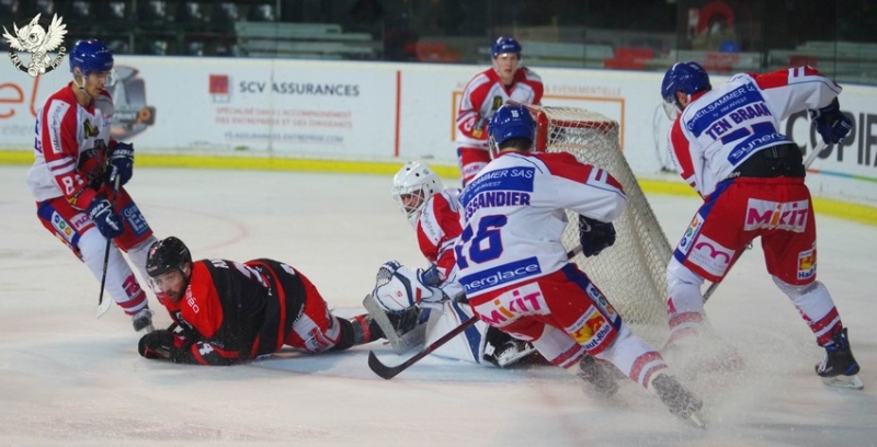 Photo hockey Ligue Magnus - Ligue Magnus : 31ème journée : Bordeaux vs Mulhouse - Des Scorpions plus efficaces ! 