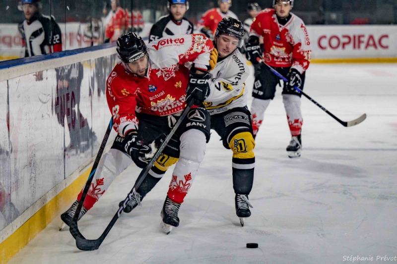 Photo hockey Ligue Magnus - Ligue Magnus : 31ème journée : Bordeaux vs Rouen - Les Dragons se rapprochent du podium !