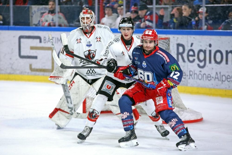 Photo hockey Ligue Magnus - Ligue Magnus : 31ème journée : Grenoble  vs Chamonix  - Grenoble retrouve la victoire à domicile ! 