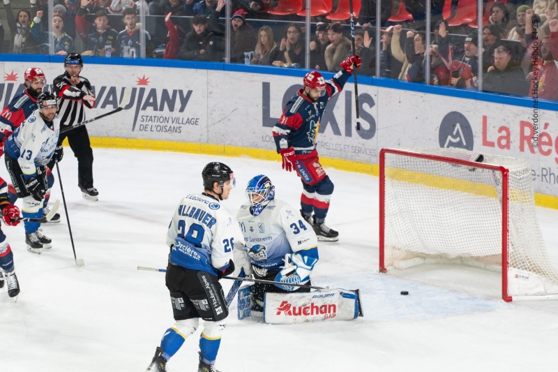 Photo hockey Ligue Magnus - Ligue Magnus : 31ème journée : Grenoble  vs Gap  - Large victoire grenobloise pour conclure 2024