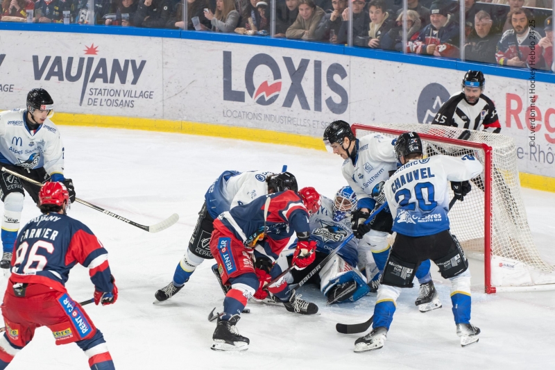 Photo hockey Ligue Magnus - Ligue Magnus : 31ème journée : Grenoble  vs Gap  - Large victoire grenobloise pour conclure 2024