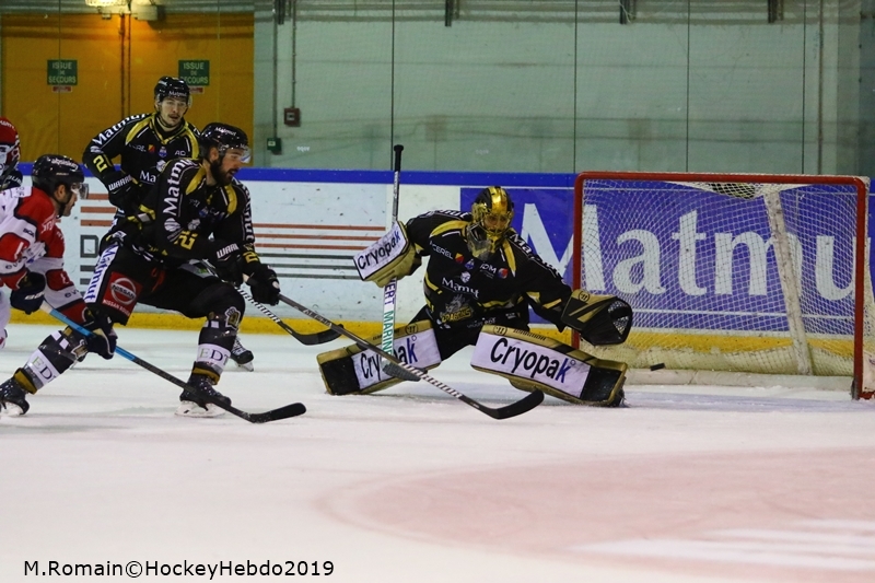 Photo hockey Ligue Magnus - Ligue Magnus : 31ème journée : Rouen vs Angers  - Rouen dans le dur