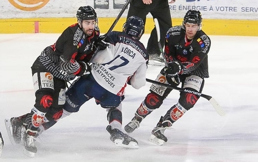 Photo hockey Ligue Magnus - Ligue Magnus : 31ème journée : Amiens  vs Angers  - Amiens s