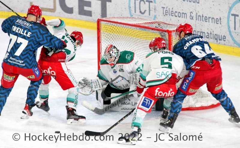 Photo hockey Ligue Magnus - Ligue Magnus : 31ème journée : Grenoble  vs Anglet - Et de 15 pour Grenoble ! 