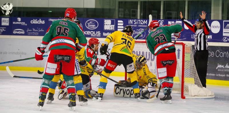 Photo hockey Ligue Magnus - Ligue Magnus : 32ème journée : Anglet vs Rouen - LM : Nouvelle victoire de Rouen