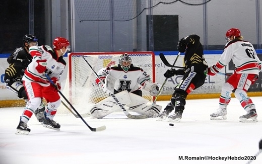 Photo hockey Ligue Magnus - Ligue Magnus : 32ème journée : Rouen vs Anglet - Les Dragons au petit trot