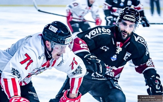 Photo hockey Ligue Magnus - Ligue Magnus : 33ème journée : Bordeaux vs Nice - Démonstration des Aigles niçois à Mériadeck !