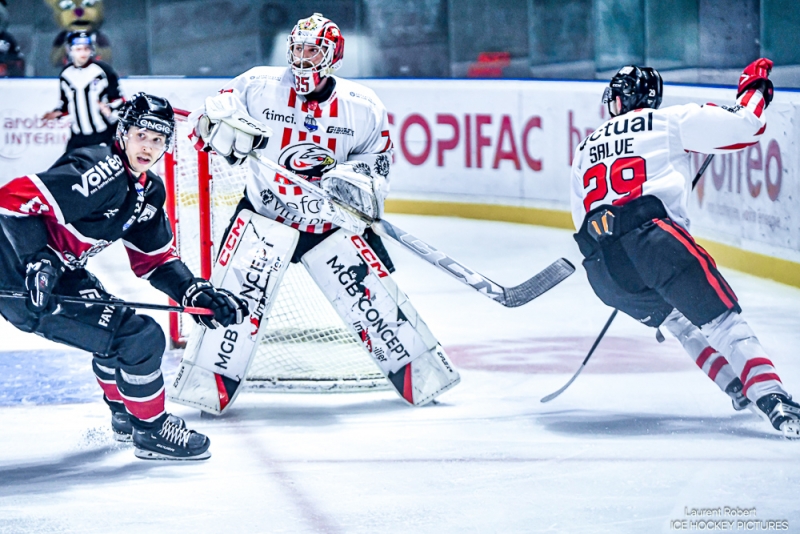 Photo hockey Ligue Magnus - Ligue Magnus : 33ème journée : Bordeaux vs Nice - Démonstration des Aigles niçois à Mériadeck !