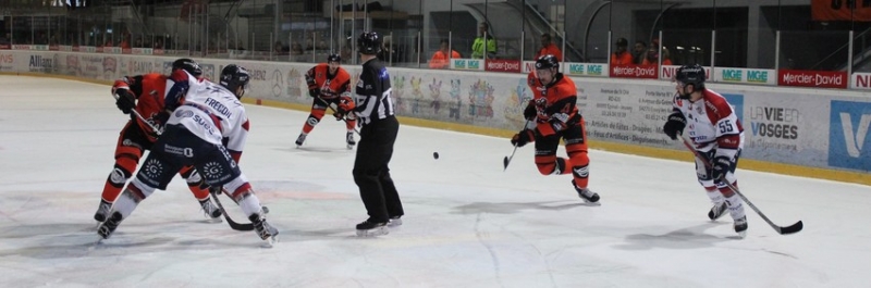Photo hockey Ligue Magnus - Ligue Magnus : 33ème journée : Epinal  vs Angers  - Deux points perdus à onze secondes près