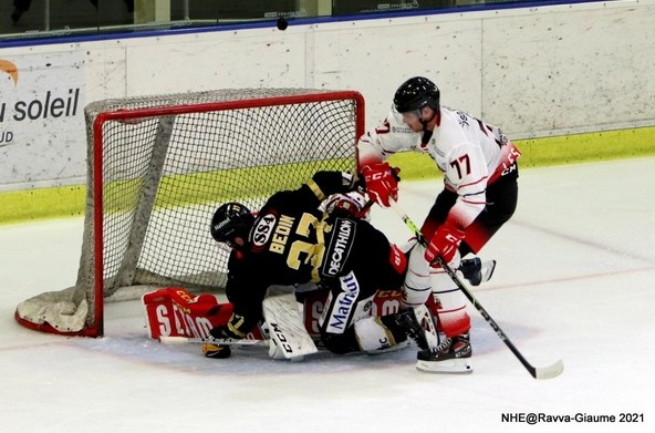 Photo hockey Ligue Magnus - Ligue Magnus : 33ème journée : Nice vs Rouen - Carron-Belleville, prestation XXL