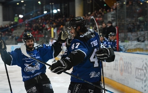 Photo hockey Ligue Magnus - Ligue Magnus : 33ème journée : Gap  vs Chamonix  - Les Rapaces jouent avec le feu