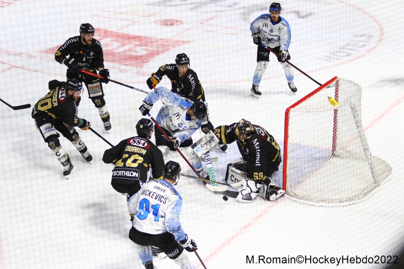 Photo hockey Ligue Magnus - Ligue Magnus : 34ème journée : Rouen vs Gap  - Les jeunes Dragons font le boulot