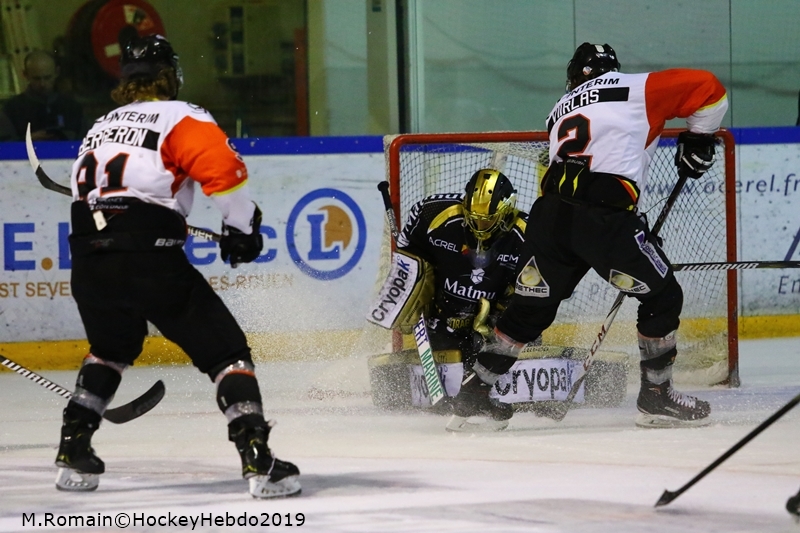 Photo hockey Ligue Magnus - Ligue Magnus : 34ème journée : Rouen vs Nice - Rouen à l’arraché !