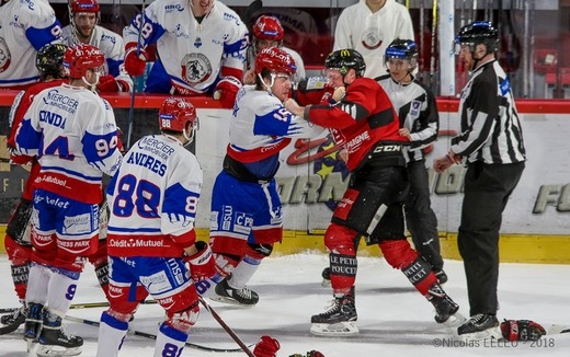 Photo hockey Ligue Magnus - Ligue Magnus : 34ème journée : Amiens  vs Lyon - Reportage photos