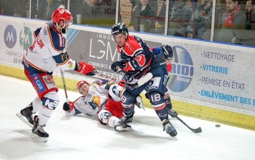 Photo hockey Ligue Magnus - Ligue Magnus : 34ème journée : Angers  vs Grenoble  - Grenoble s\