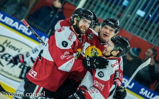 Photo hockey Ligue Magnus - Ligue Magnus : 34ème journée : Chamonix / Morzine vs Amiens  - LM : Les Pionniers ont du souffle