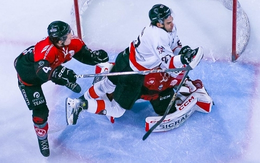 Photo hockey Ligue Magnus - Ligue Magnus : 35ème journée : Amiens  vs Chamonix  - Victoire sans partage de Chamonix