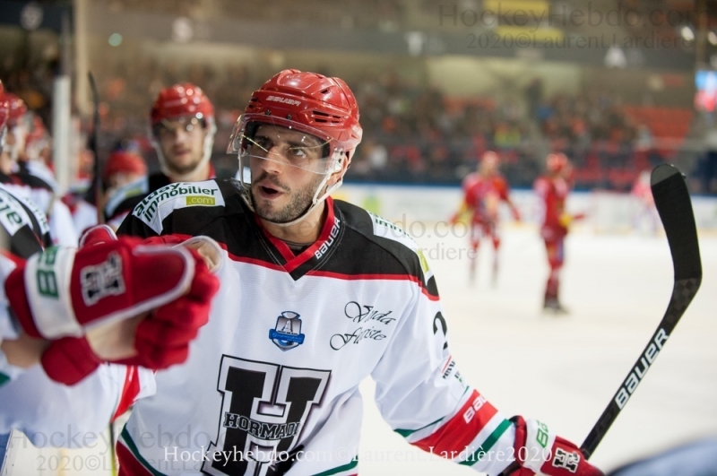 Photo hockey Ligue Magnus - Ligue Magnus : 35ème journée : Grenoble  vs Anglet - Anglet pas loin de refaire son coup de la Coupe