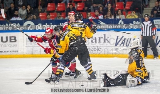 Photo hockey Ligue Magnus - Ligue Magnus : 35ème journée : Grenoble  vs Strasbourg  - Grenoble Strasbourg : A sens unique