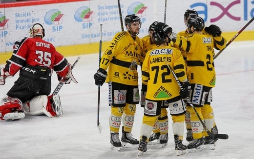 Photo hockey Ligue Magnus - Ligue Magnus : 36ème journée : Amiens  vs Rouen - Rouen remporte le derby