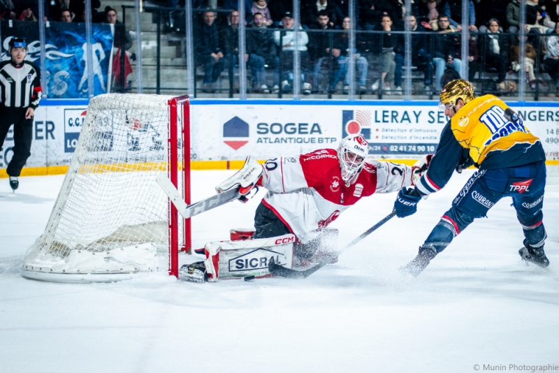 Photo hockey Ligue Magnus - Ligue Magnus : 36ème journée : Angers  vs Amiens  - Angers s