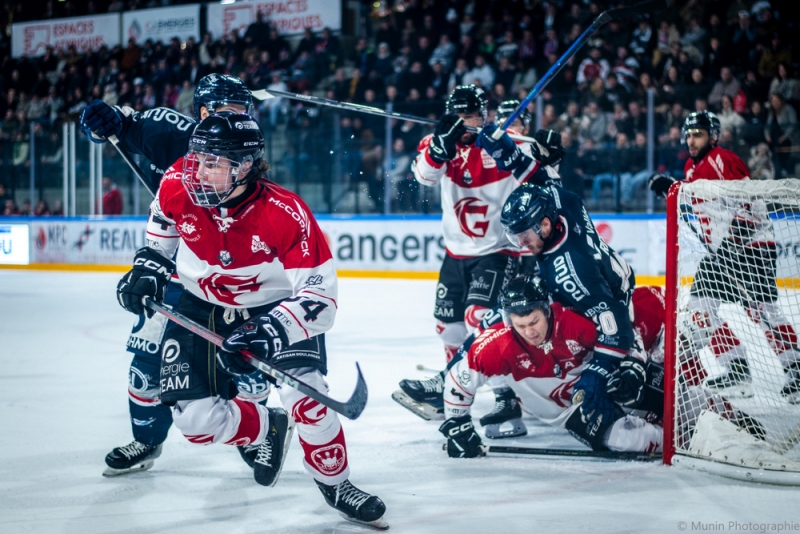 Photo hockey Ligue Magnus - Ligue Magnus : 36ème journée : Angers  vs Amiens  - Angers s