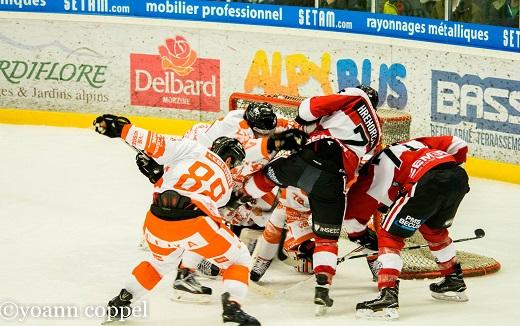Photo hockey Ligue Magnus - Ligue Magnus : 36ème journée : Chamonix / Morzine vs Epinal  - LM : Renversants Pionniers !